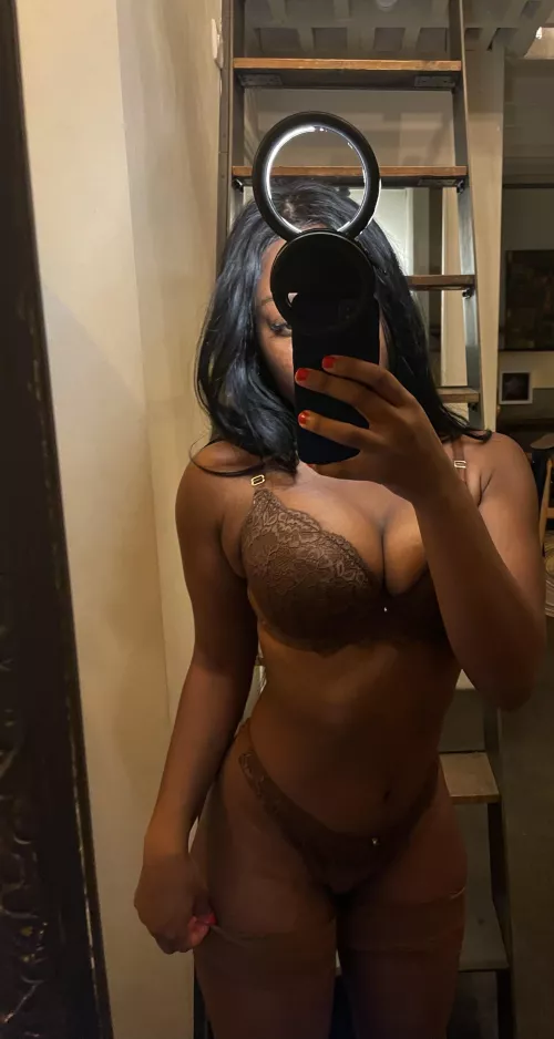 If I was your GF, this is how I’d wait for you to get home :) by YourAfricanDelight