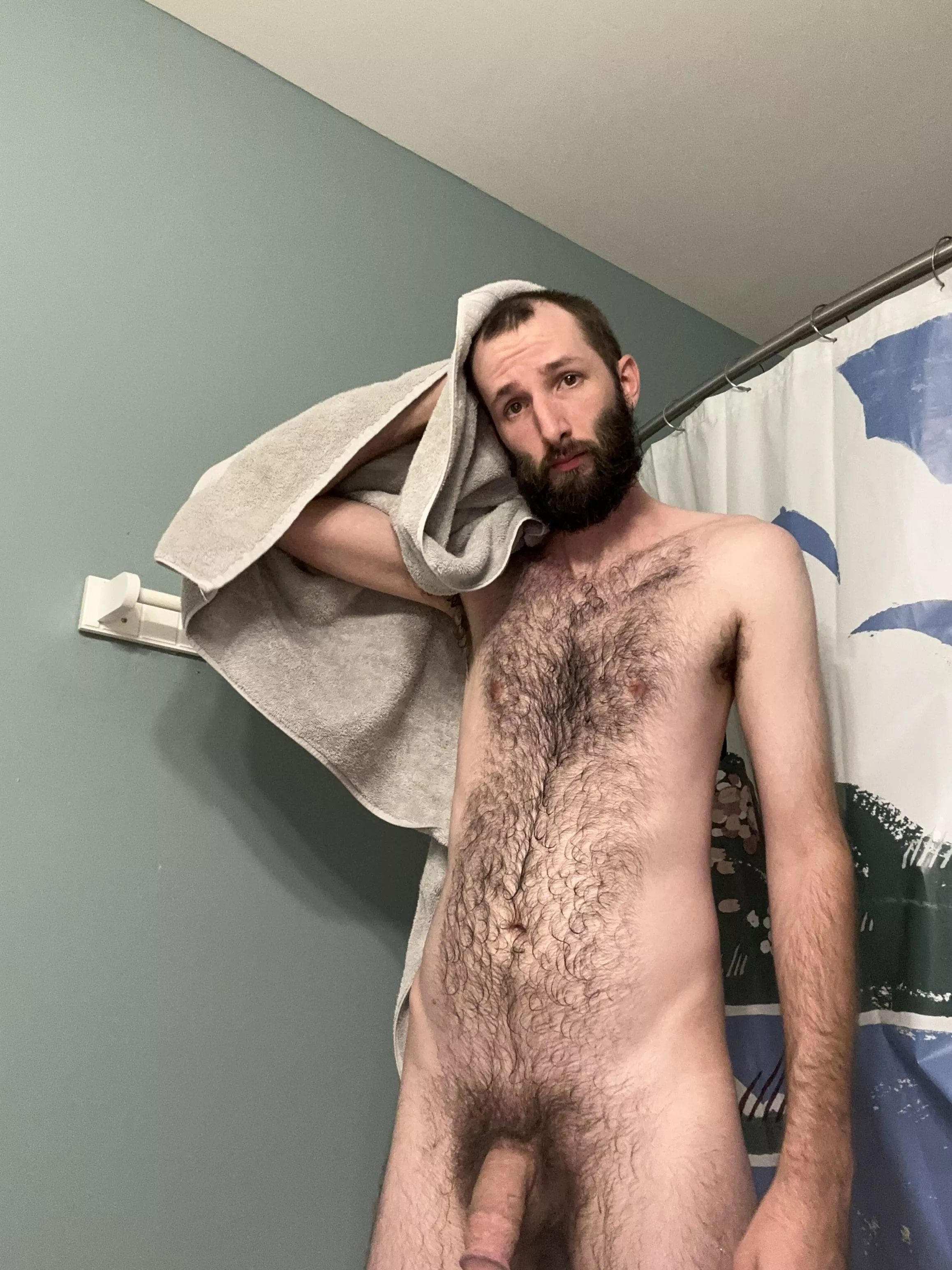 Just got out the shower posted by CerberusWolfKing