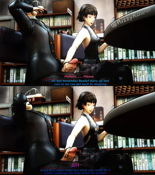 Makoto always wins in the end (@RizzyKawai) by DefinitelyNotStrix