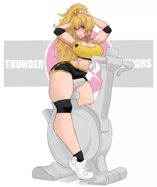 Yang's workout by me by GenFleur_art