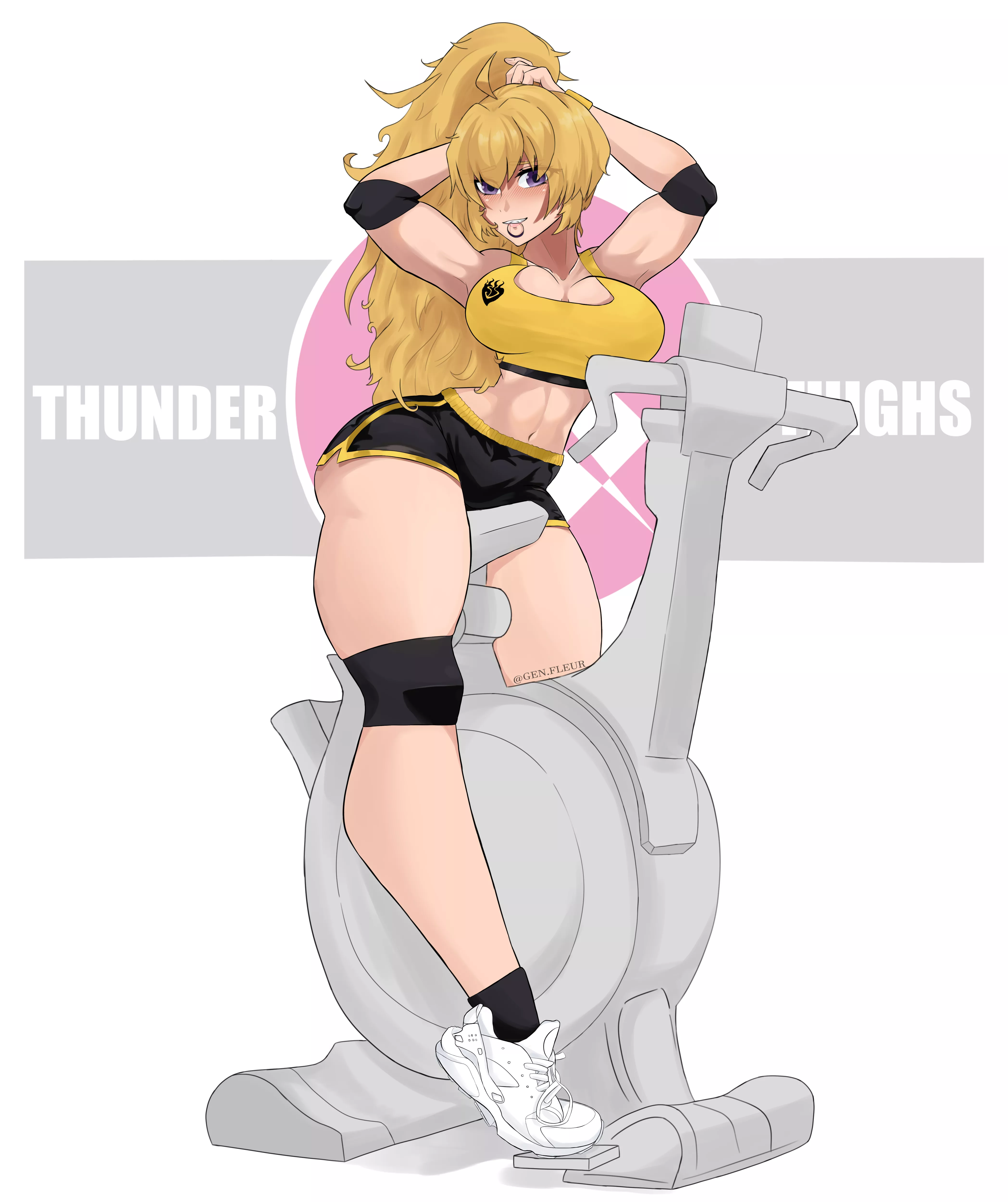 Yang's workout by me posted by GenFleur_art