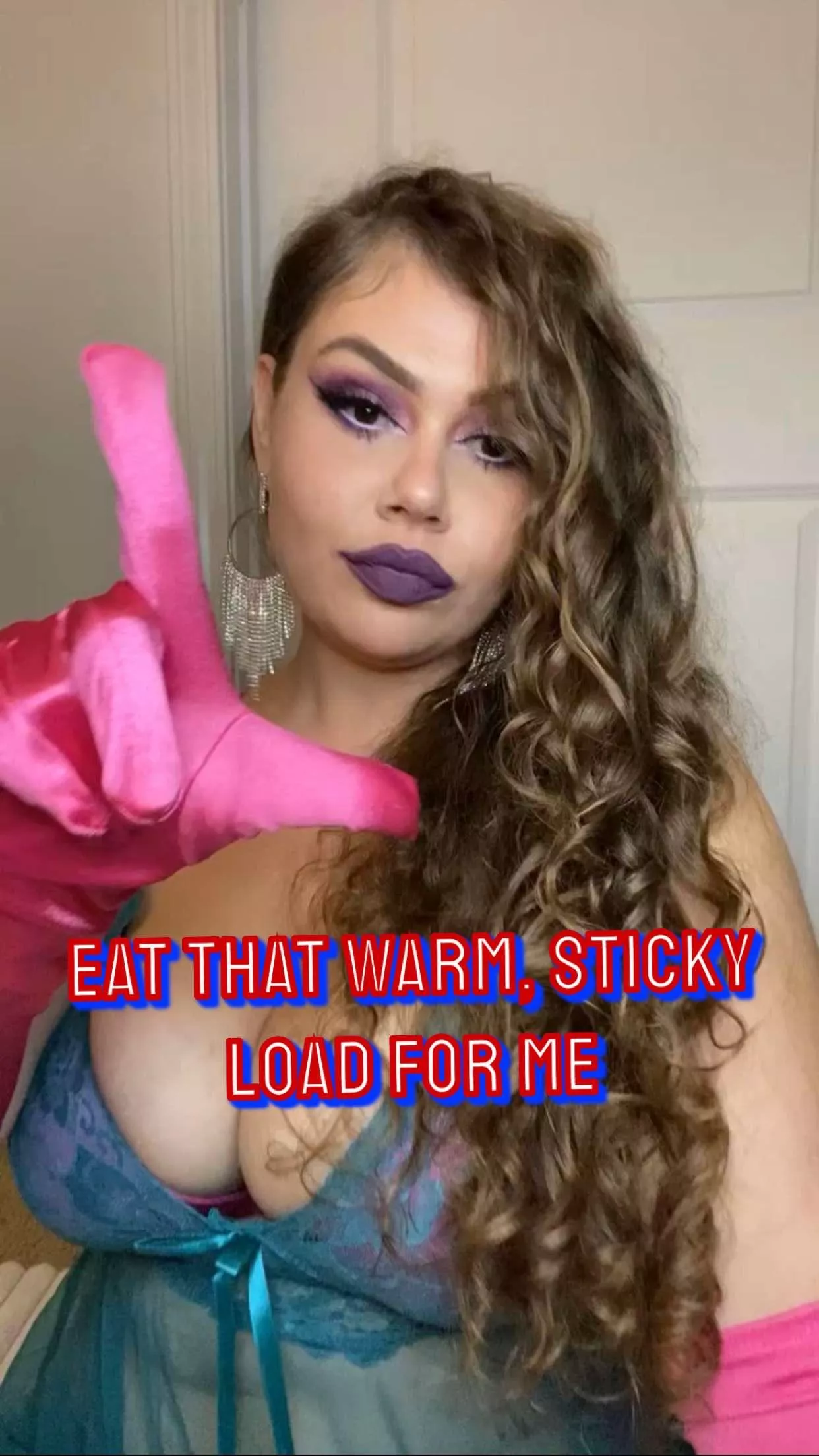 Eat That Warm, Sticky Load For Me 🤤 posted by Goddess_T-F