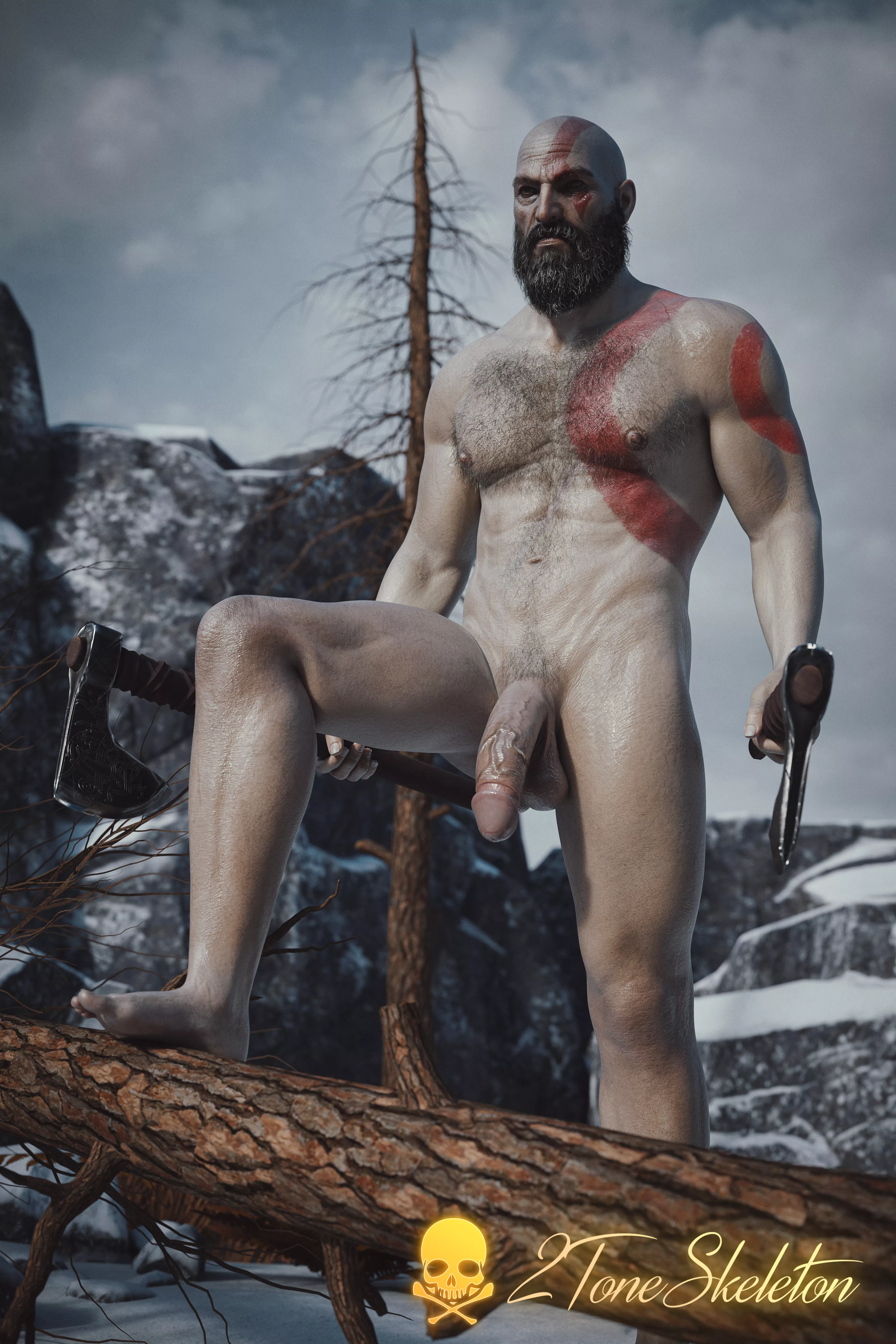 Kratos (OC) posted by 2ToneSkeleton