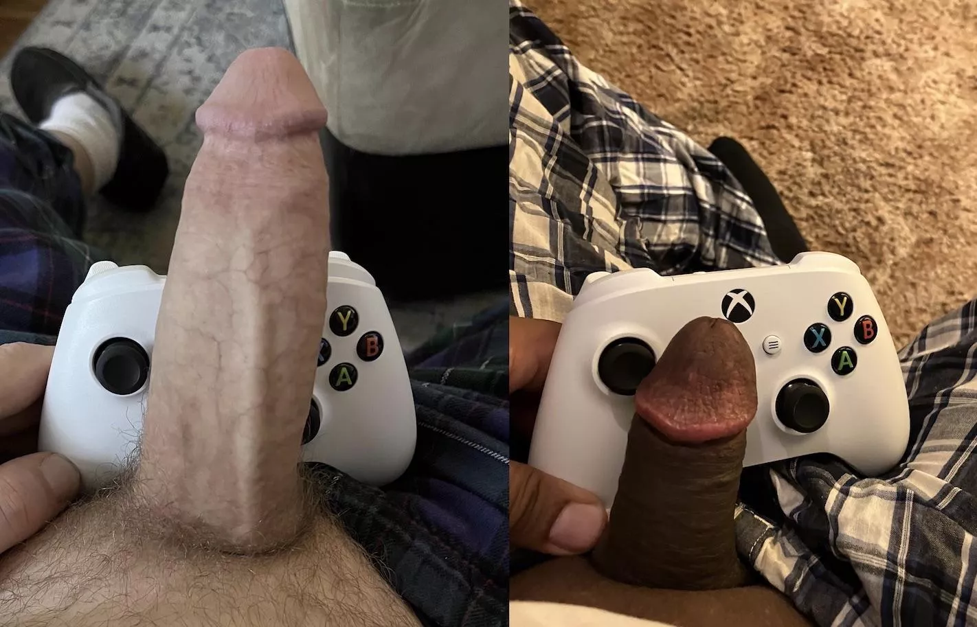 Same controller, very different cocks posted by lilblkdck
