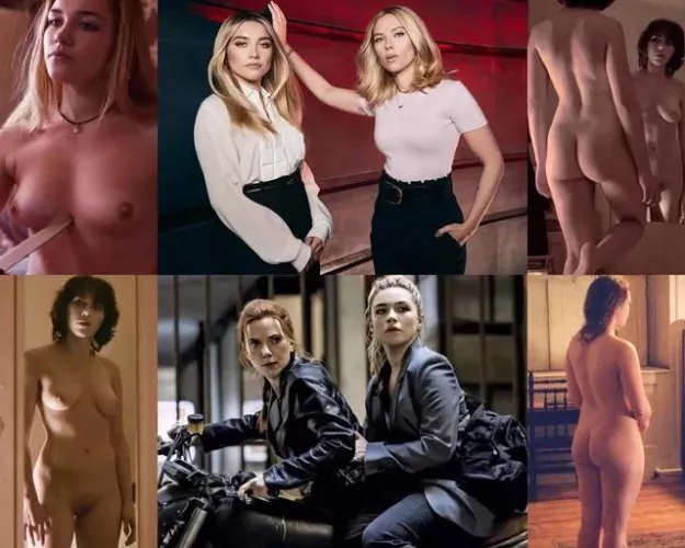 Scarlett Johansson and Florence Pugh by Stef9796