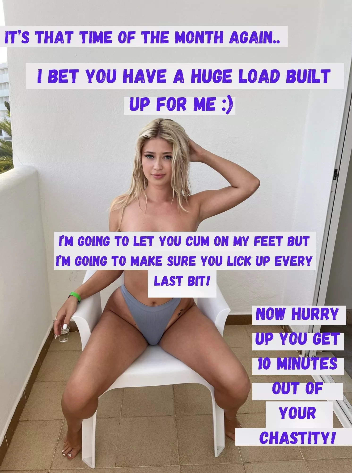Sound fair? F19 posted by GoddessLayla69