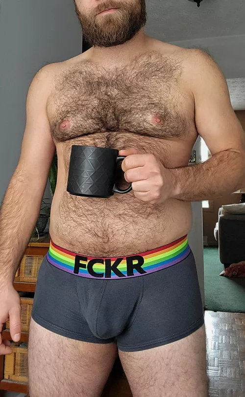 Wanna smell my morning bulge? by hairyMtl