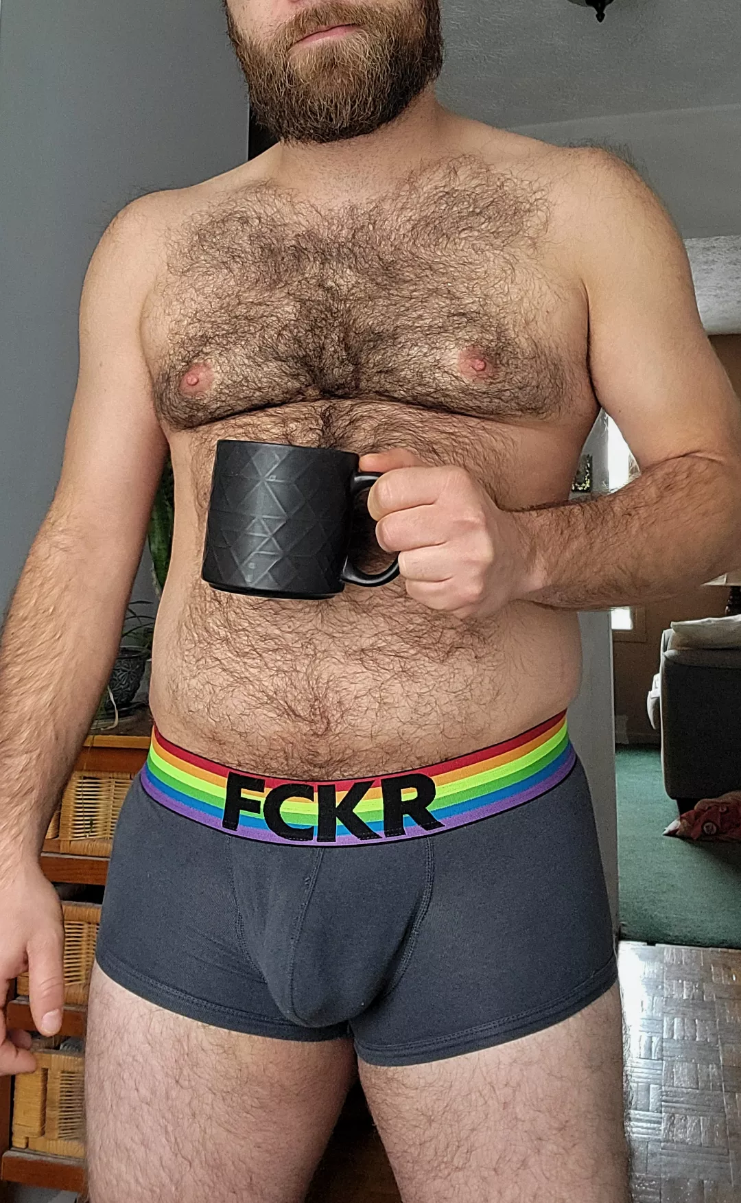 Wanna smell my morning bulge? posted by hairyMtl