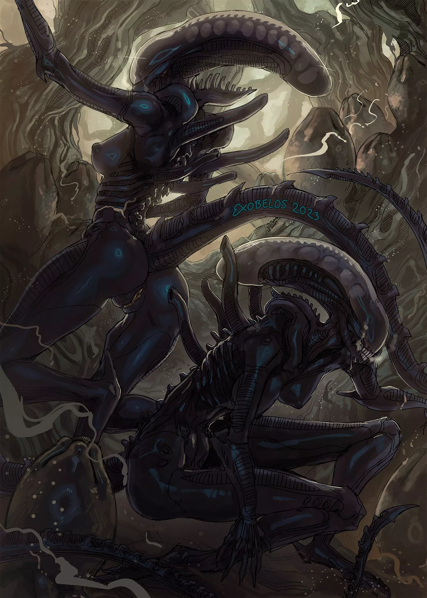 Xenomorphs from the pantry! (@Exobelos) posted by Able_Health744