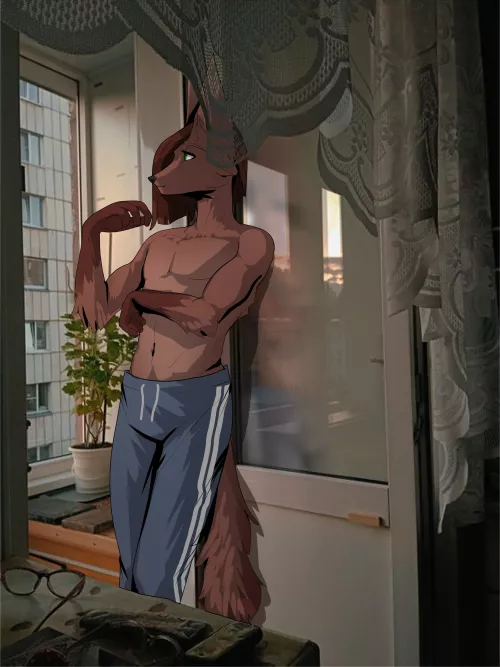 2d anthro in real life in random photos that I liked (Art_1) (by me) by LarryMur