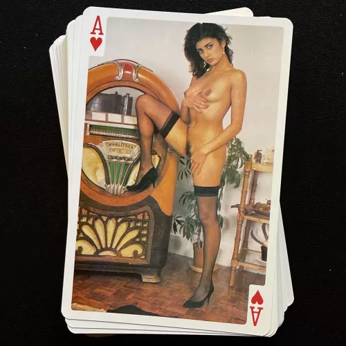 Ace of Hearts (Oversize Playing Cards 1980s) by ahilava