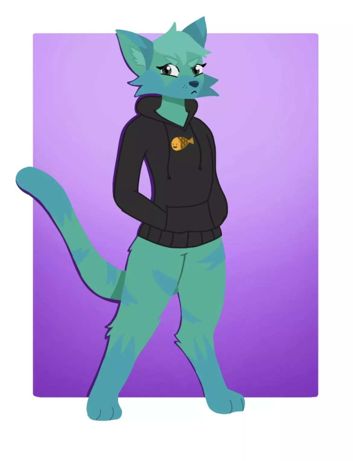 Art of my fursona Fischer! I would love to know what you guys think of him :) posted by cookie-tho