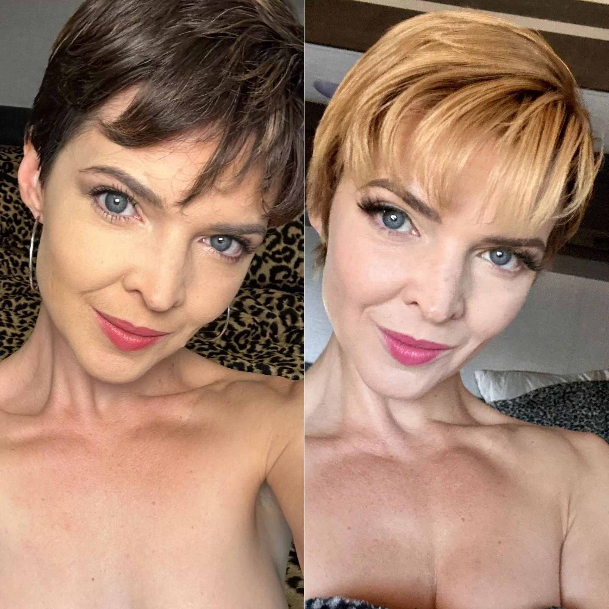 Brunette or blonde? posted by purerebelmodel