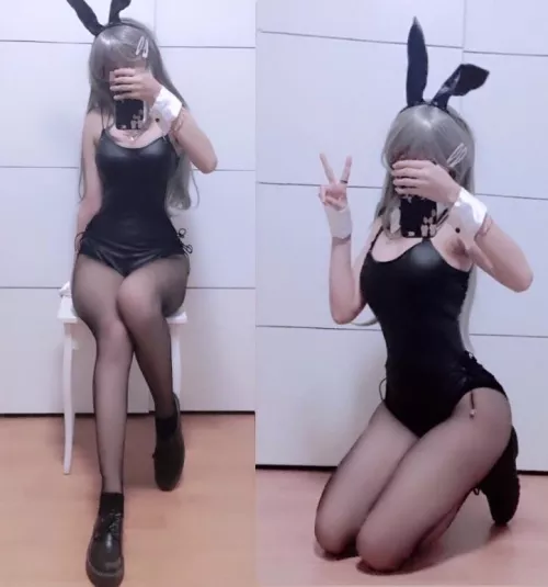 Bunny girl Senpai cosplay 🖤 by Jxuun