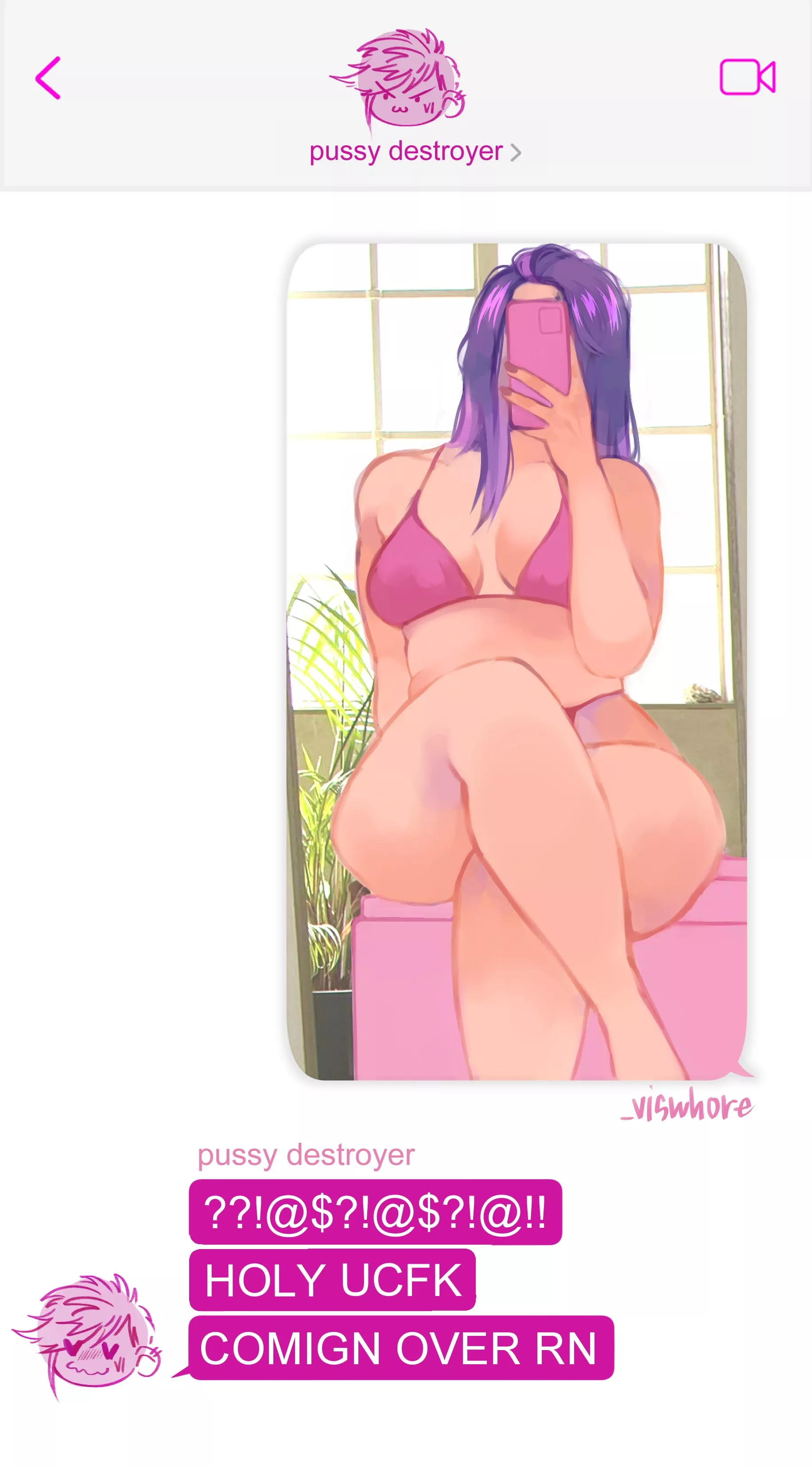 Caitlyn inviting Vi to her place... (_viswhore) posted by Short-Ad224