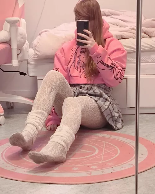 Do you like legwarmers? 🩷 by BoiPrincess