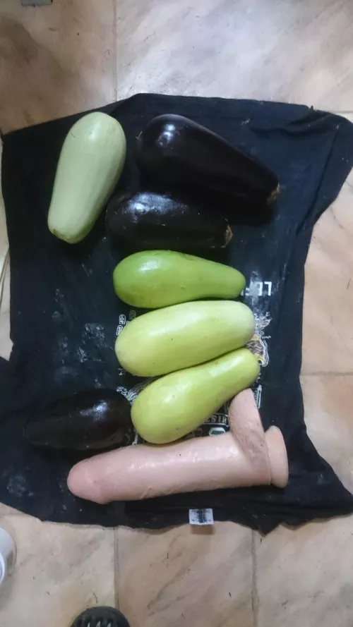 Eggplants & zucchinis for my hungry ass by Naive_Hedgehog_1493