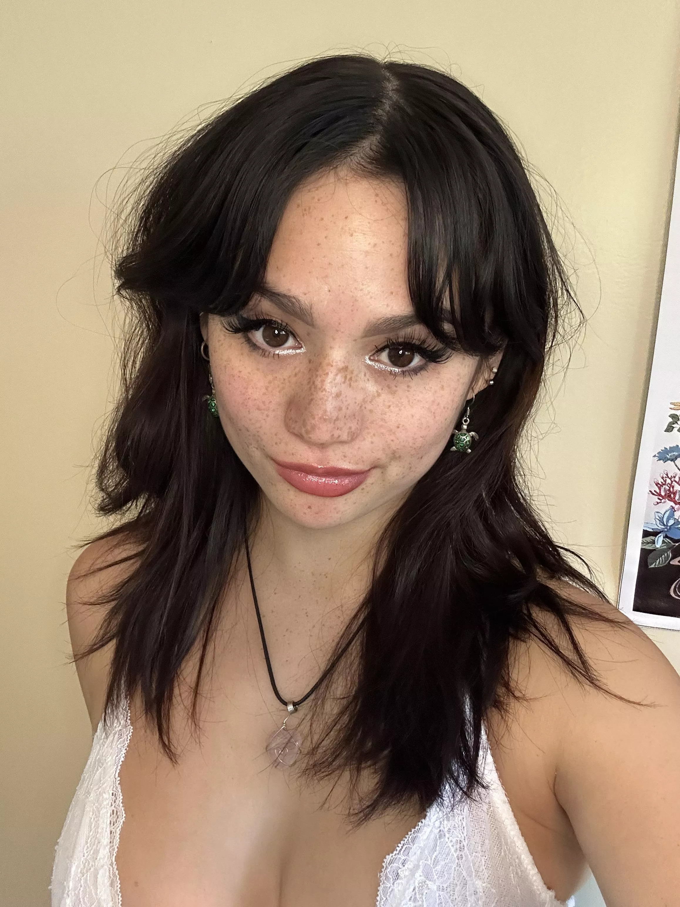 I think freckles make the best beauty marks! posted by NumerousMutation