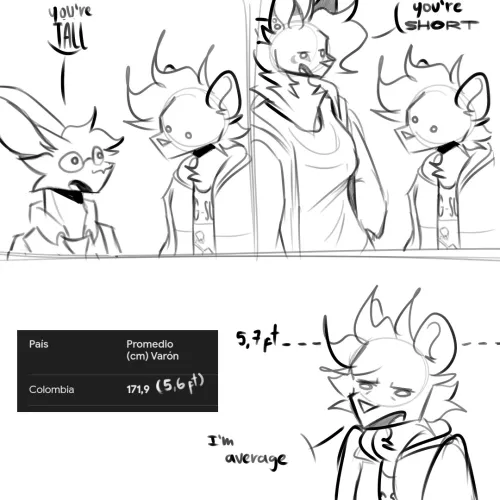 I'm average size (by me; Open comms) by Juanpahulk