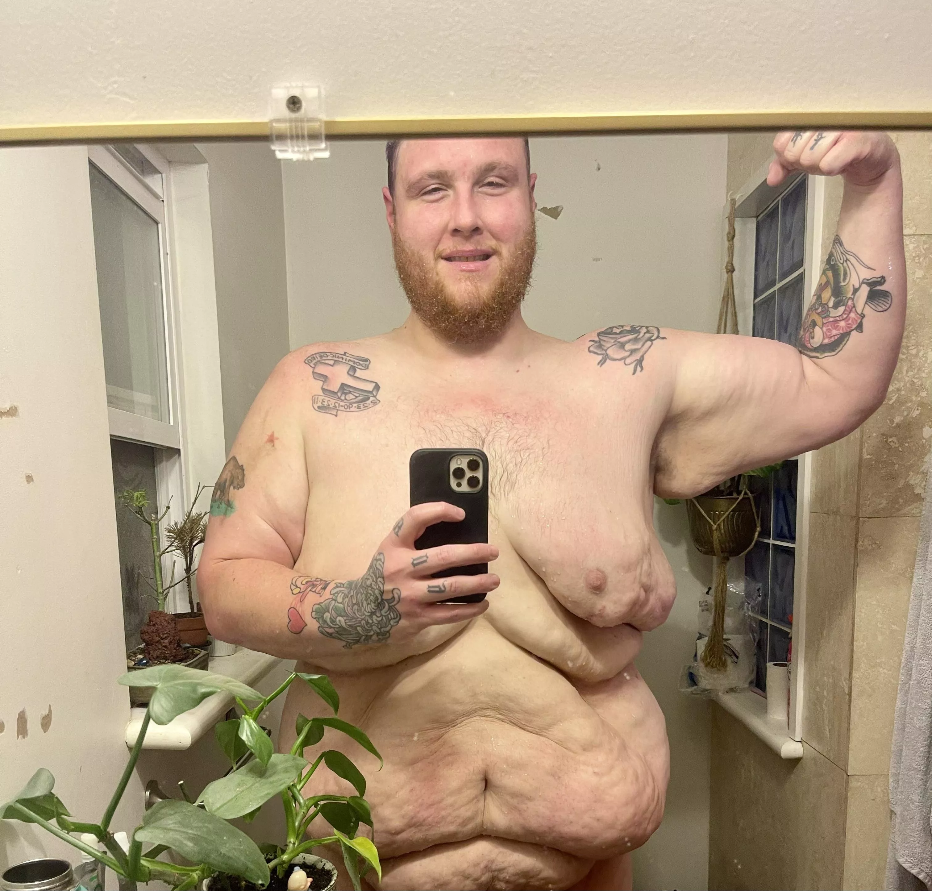 just showered off all the sweat after a long day of yard work posted by FilthyLoam