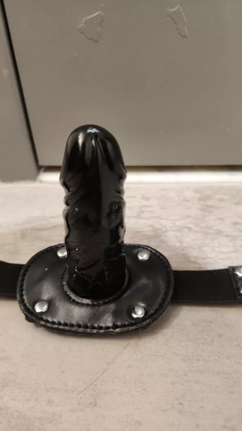 Let's make a deal, I got a dildo gag. For every like I'll keep it in for a minute, ever comment I'll keep it in for 2, every dm I'll keep it on for 5. You have till tonight to get the time up...go by Sorta_Sad