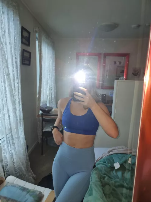 Mirror mirror on the wall, who’s got the TIGHTEST yoga pants of them all? by artslutx