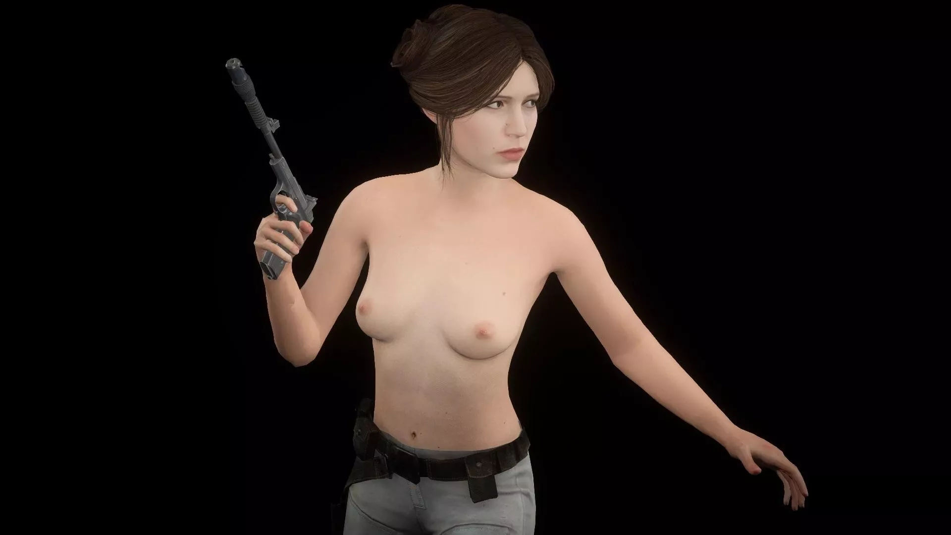 Princess Leia topless (ImSorryHan) posted by ZealousidealEditor85