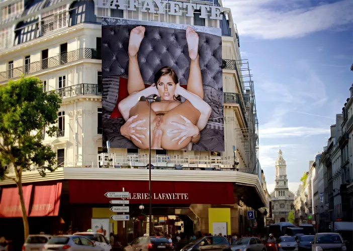 Sunday walk: Hail to the (anal) Queen by adding posters of her everywhere by DTEnthusiast