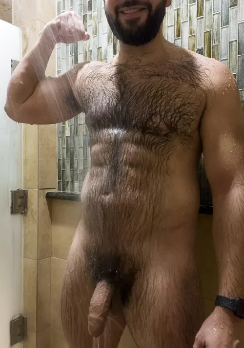 Any Fans of Wet Fur? by Hairy_beefcake
