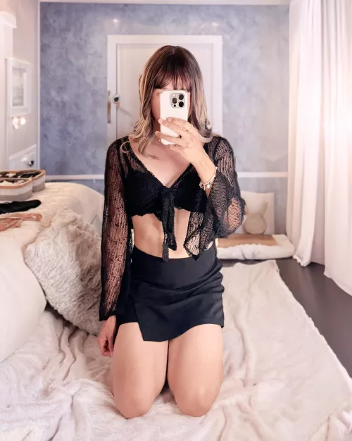 Do you approve of my outfit? 🖤 by Femmemilee