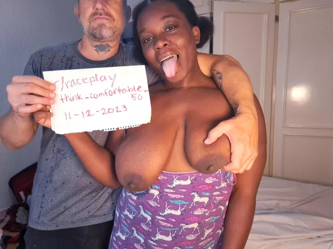 Hi! It's Ebony Ashley. This is my verification for my filming partner. Sorry, all I had was lipstick to write with. 🙈 by Think_Comfortable_56