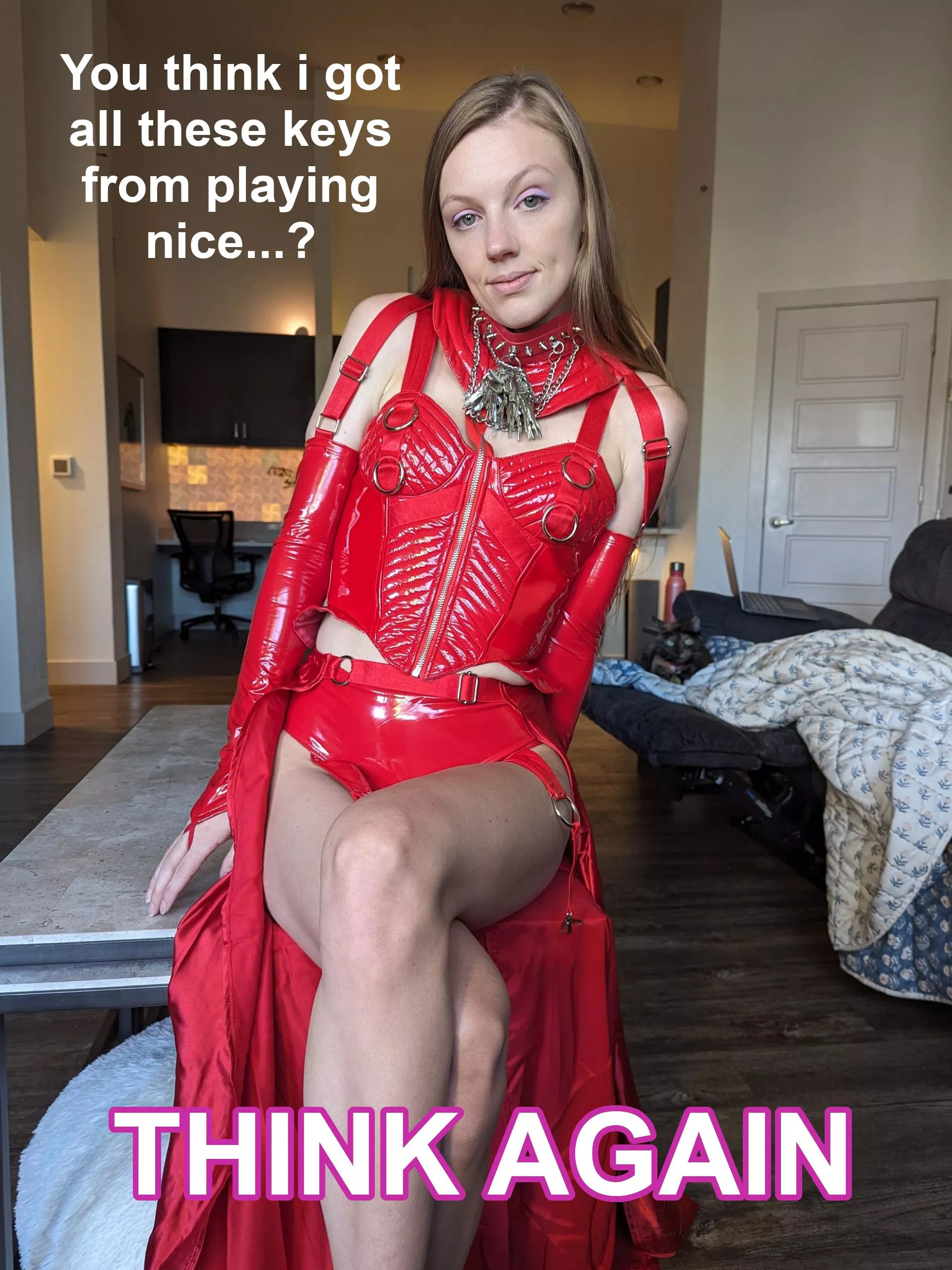 i got them from being the baddest bitch on the internet... you are never getting out sweetheart posted by dizzydaily