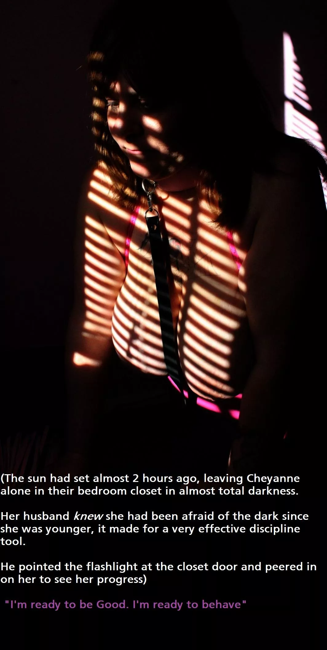 Left alone in the Dark posted by kinkfightfan808