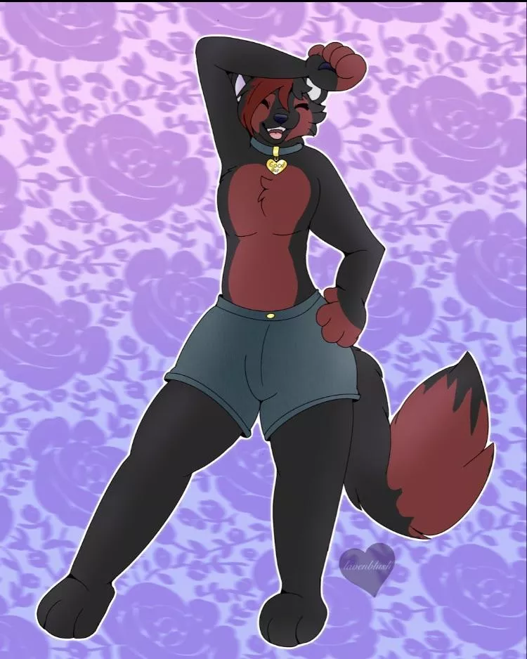 My beloved Phoenix*my fursona*(LavenBlush) posted by FemboyLoverUwU18