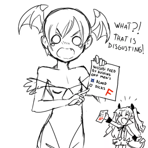 Succubi feed by sucking off men's by FidoMix_Felicia