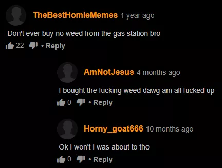 the gas station weed strikes again posted by aaaaertf