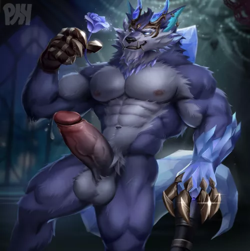 Winter Blessed Warwick ❄️🐺 by thickcockpapi