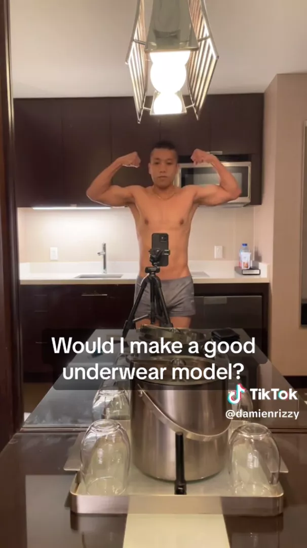 Would I make a good underwear model? posted by damienrizzy