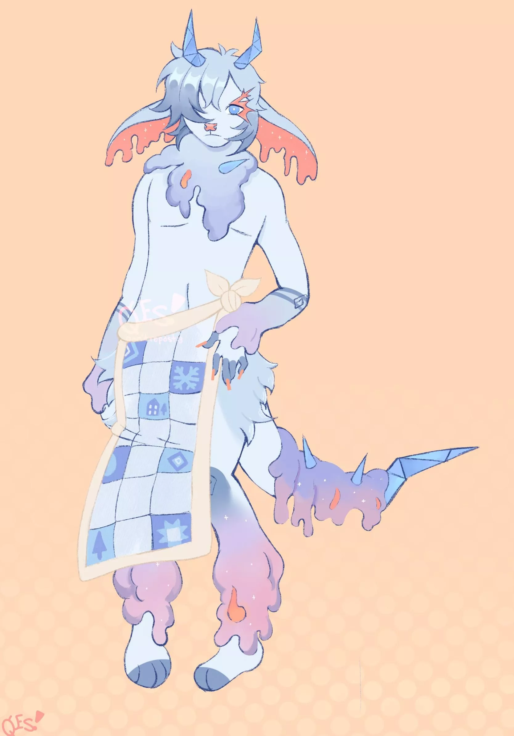 A new furry design I made. Any name suggestions? posted by ElectricFrostbyte