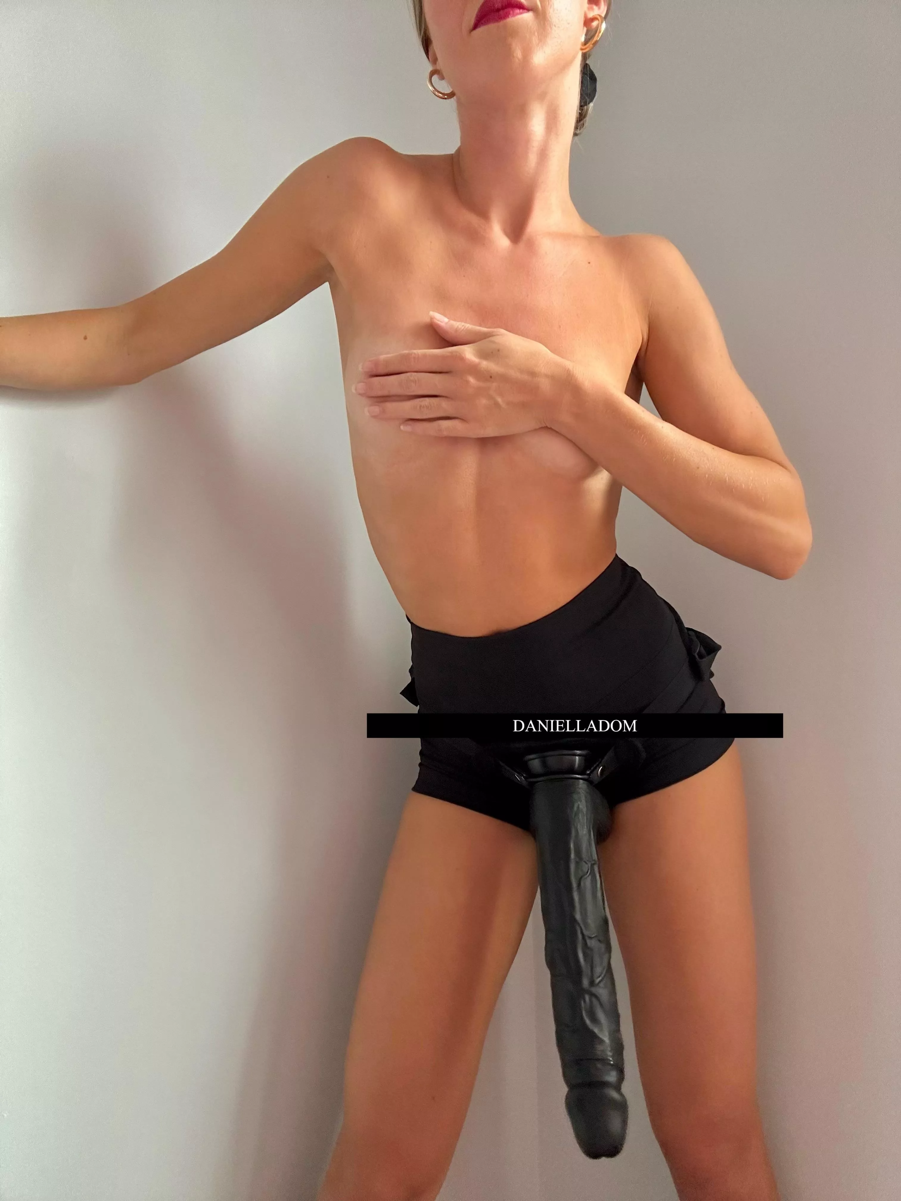 Get it nice and wet with your mouth, you’re not getting lube… posted by DaniellaDom