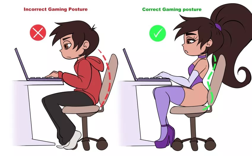 Guys... Posture is very important to avoid back pain xd posted by Great-Ad3153