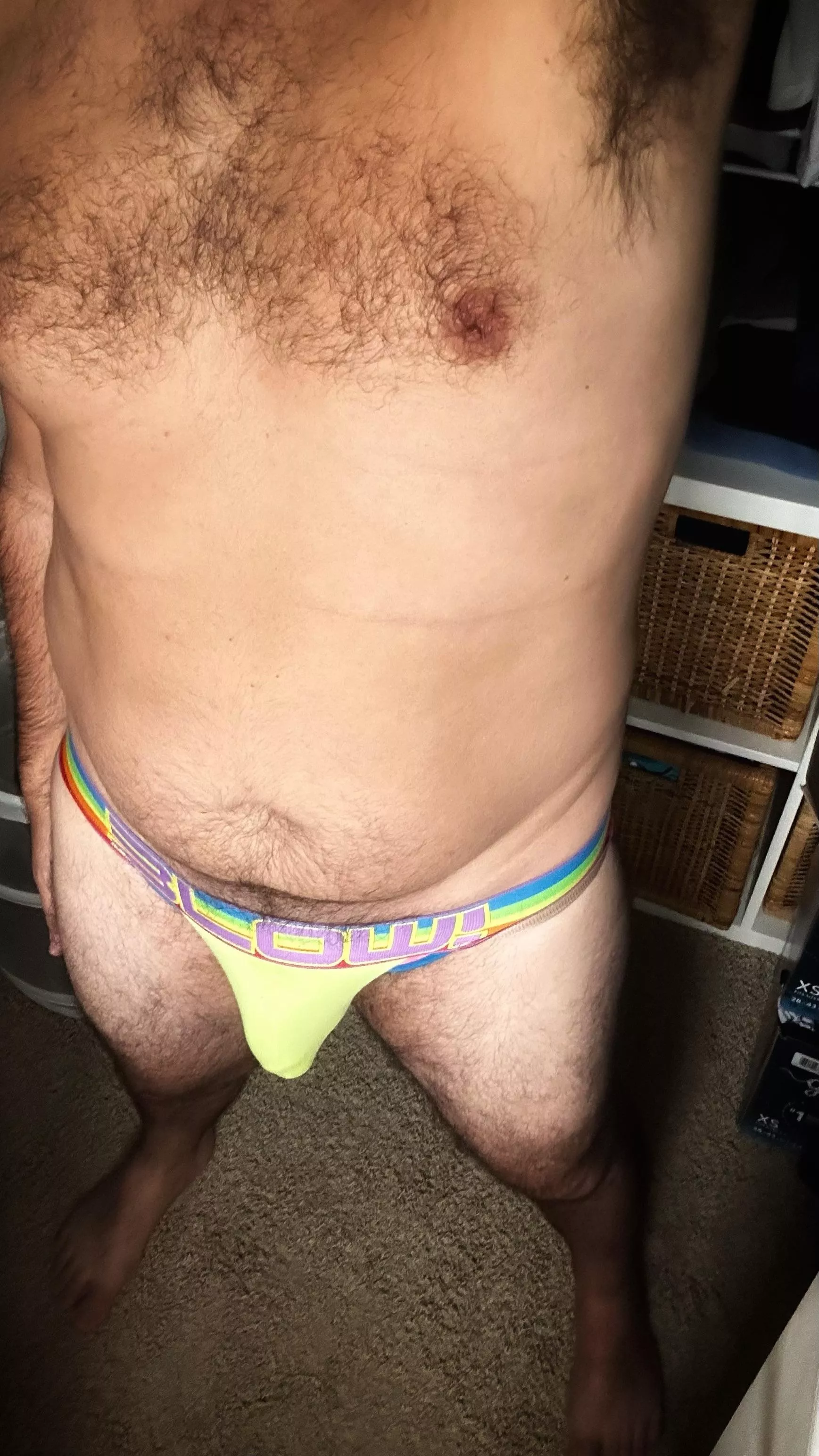 I’m feeling green today, anyone else want a feel? posted by SpicyPapaBear