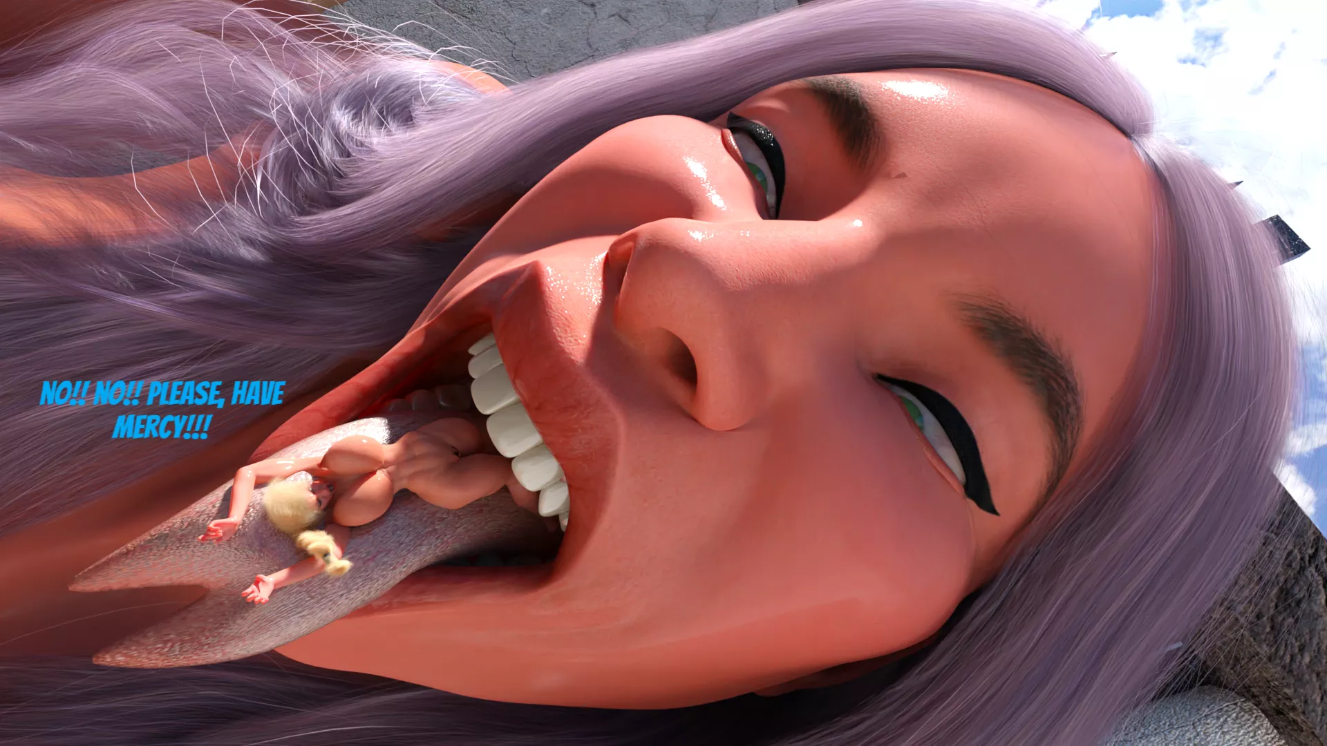 {Image} Giantess - Arena Goddess [Art by BiggestBrawler] [Female Pred] [Female Prey] [Comic] posted by Advanced_Biggest