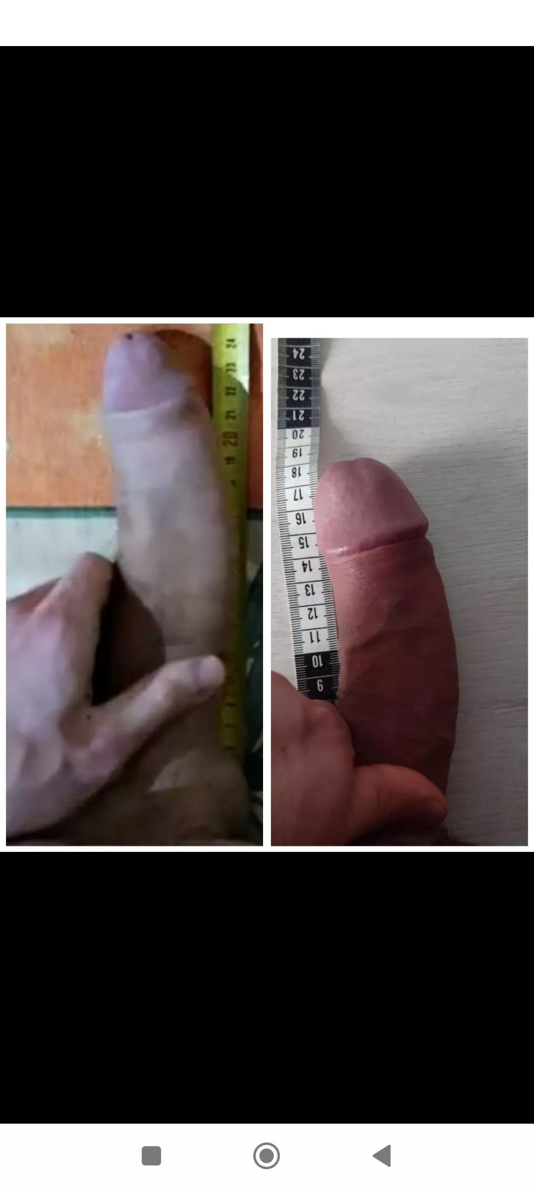 25 cm cock VS my 18cm cock posted by AlternativeComplex9