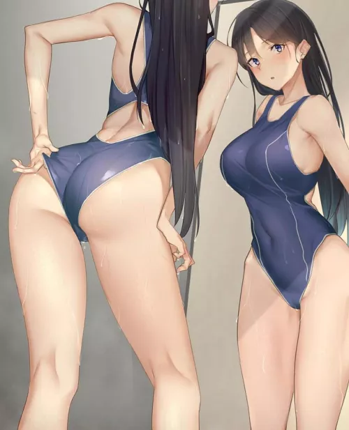 Adjusting that ass in the mirror by Aware_Ad3250