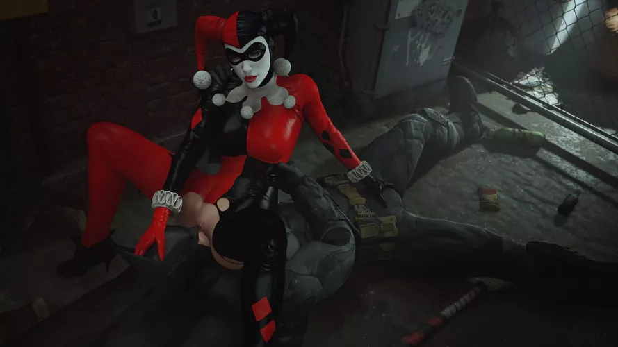 Batman Eatting Out Harley Quinn (Athazel) [DC] by xxxwUwUwxxx