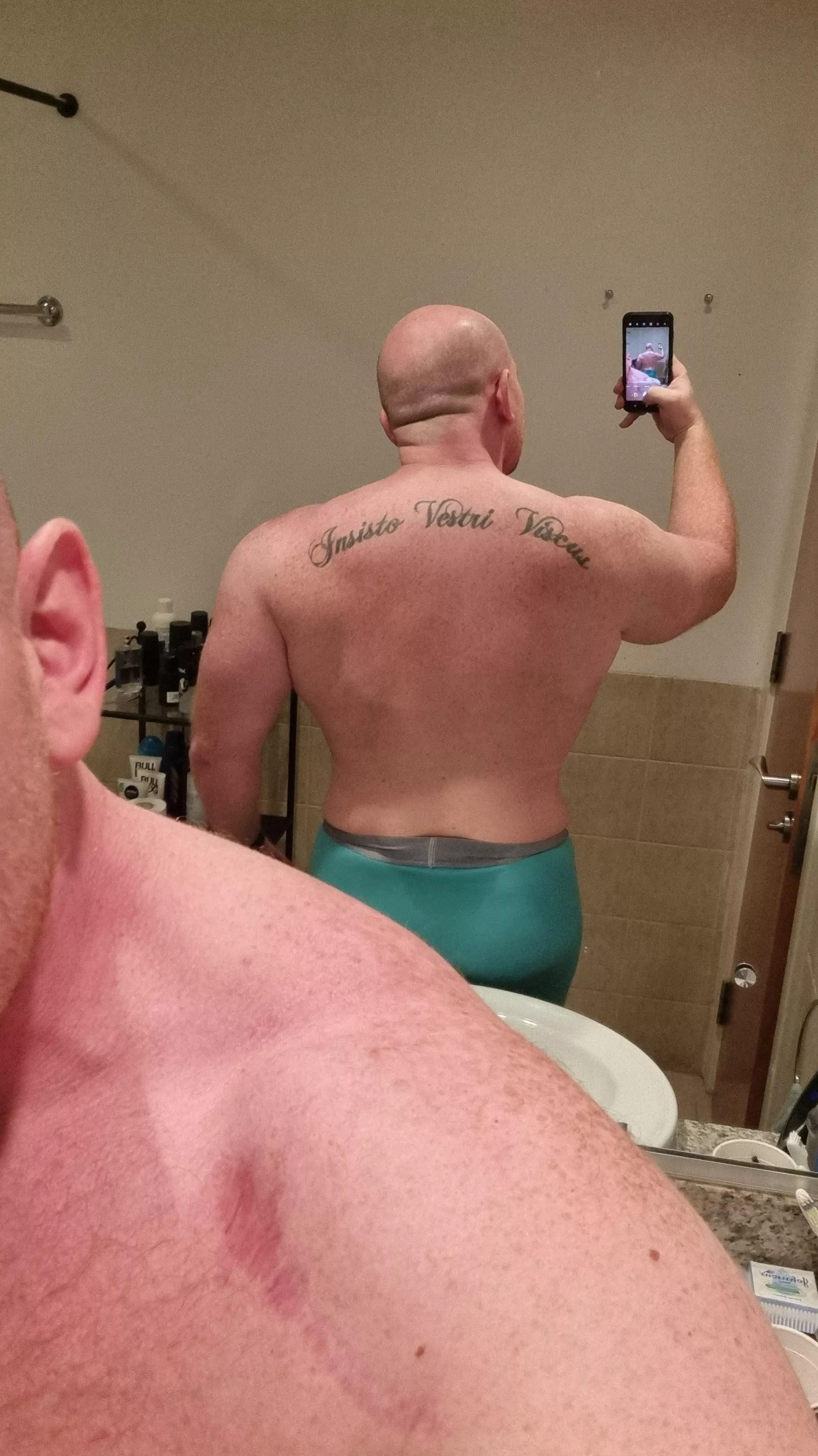 Bear briefs back and baldspot posted by birdm4n22