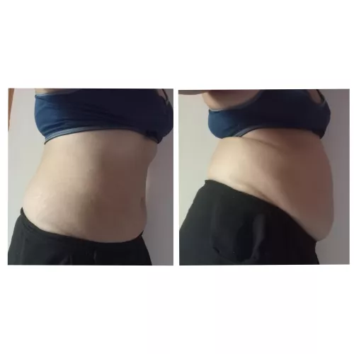 Before and after eating a delicious burger! by aanto90