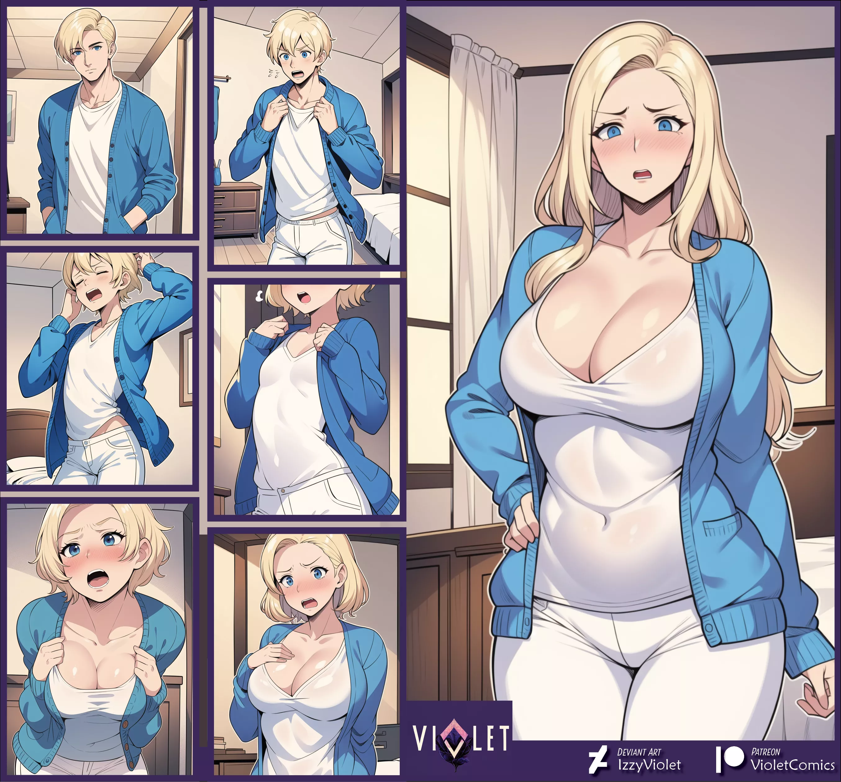 Borrowing Sister's Sweater posted by Izzy_Violet