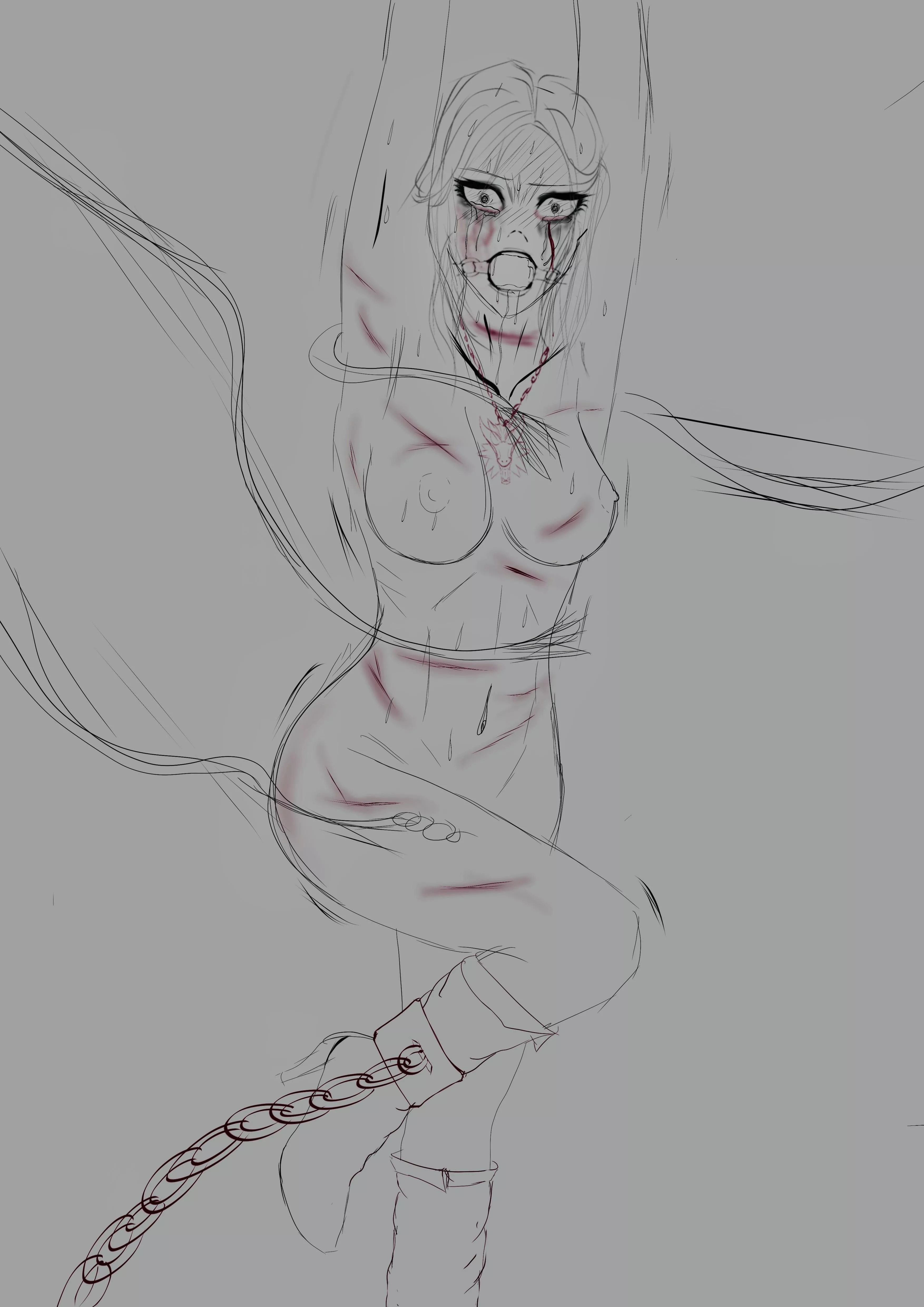 Captured Ciri Part 2 by me posted by SchmendrikSchmand